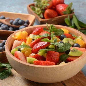 Healthy fruit bowl